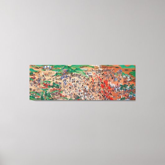 Battle of Sekigahara 関ヶ原の戦 キャンバスプリント (正面)