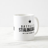 Battle of Stalingrad WW2 コーヒーマグカップ (正面右)