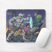 Battle of the Aliens — Earth’s Last Stand マウスパッド (マウス)