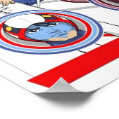 Battle of the Planets Gatchman G forceヴィンテージco ポスター (角)