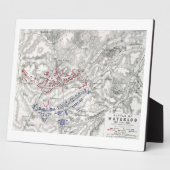 Battle of Waterloo, 1815年6月18日， Sheet 1st (eng) フォトプラーク (側面)