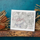 Battle of Waterloo, 1815年6月18日， Sheet 1st (eng) フォトプラーク (側面)