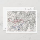 Battle of Waterloo, 1815年6月18日， Sheet 1st (eng) ポストカード (正面/裏面)