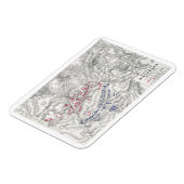 Battle of Waterloo, 1815年6月18日, Sheet 1st (eng) マグネット (左側)