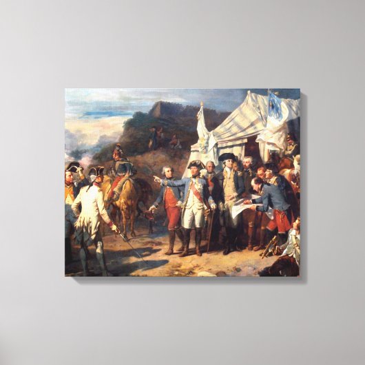 Battle of Yorktown, Canvas Print キャンバスプリント (正面)