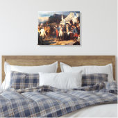 Battle of Yorktown, Canvas Print キャンバスプリント (インサイチュ (寝室))