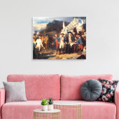 Battle of Yorktown, Canvas Print キャンバスプリント (インサイチュ (リビング))