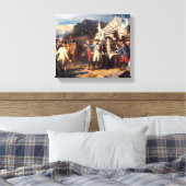 Battle of Yorktown, Canvas Print キャンバスプリント (インサイチュ (寝室))