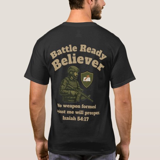 Battle Ready Believer Tシャツ (裏面)