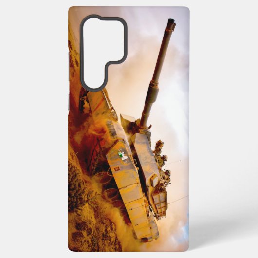 BATTLE TANK - M1 エイブラムス SAMSUNG GALAXYケース (裏面)