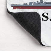 Battlecruiser Hood Mousepad マウスパッド (コーナー)