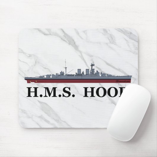 Battlecruiser Hood Mousepad マウスパッド (マウス)
