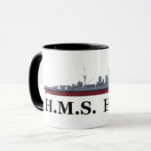 Battlecruiser Hood Mug マグカップ (正面左)
