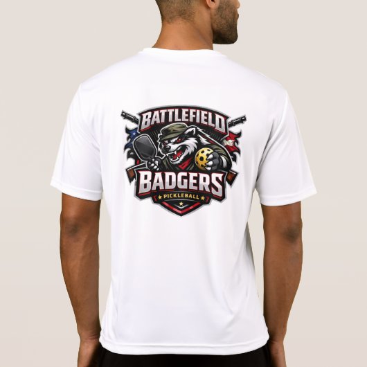 Battlefield Badgers Tシャツ (裏面)