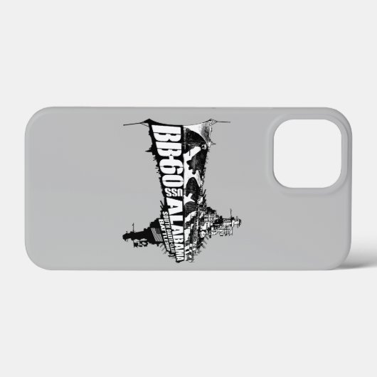 Battleship Alabama Case-Mate iPhoneケース (裏面 (横))