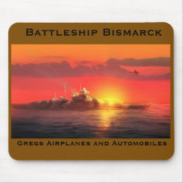 Battleship Bismarck mousepad マウスパッド