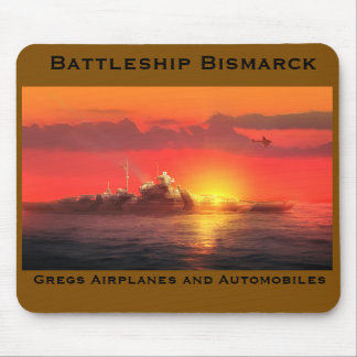 Battleship Bismarck mousepad マウスパッド