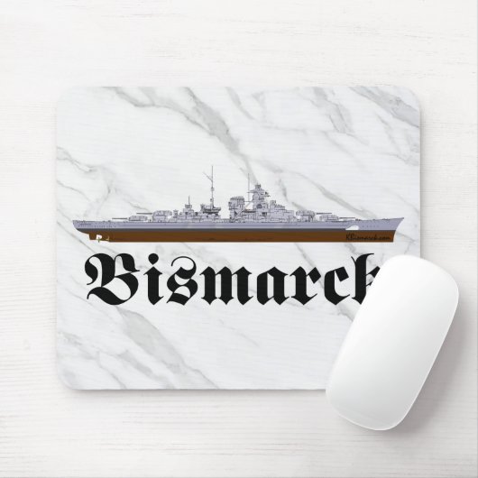 Battleship Bismarck Mousepad マウスパッド (マウス)