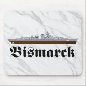 Battleship Bismarck Mousepad マウスパッド (正面)