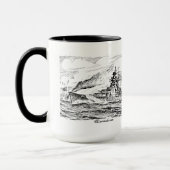 Battleship Bismarck Mug マグカップ (左)