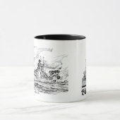 Battleship Bismarck Mug マグカップ (中央)