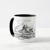 Battleship Bismarck Mug マグカップ (正面左)