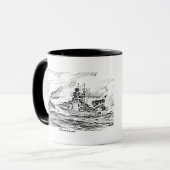 Battleship Bismarck Mug マグカップ (正面左)