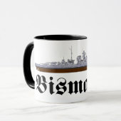Battleship Bismarck Mug マグカップ (正面左)