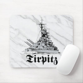 Battleship Tirpitz Mousepad マウスパッド