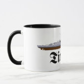 Battleship Tirpitz Mug マグカップ (左)