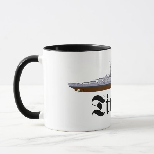 Battleship Tirpitz Mug マグカップ (左)