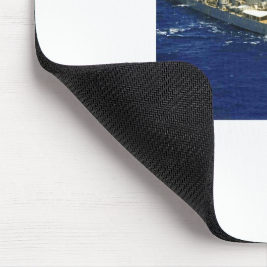 Battleship Uss New Jersey  マウスパッド (コーナー)