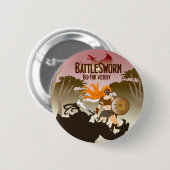 Battleswornボタン 缶バッジ (正面&裏面)