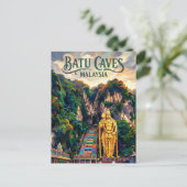 Batu Caves Malaysia ポストカード (スタンド正面)