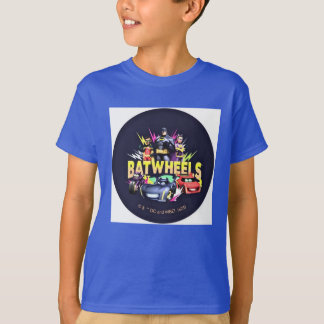Batwheelsは青いTシャツをプリント。 Tシャツ