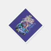 Batwheels™ – アクション時間 スタンダードカクテルナプキン (角)
