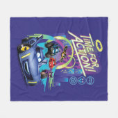 Batwheels™ – アクション時間 フリースブランケット (正面(横))