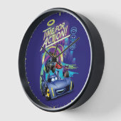 Batwheels™ – アクション時間 壁時計 (傾斜)