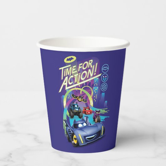 Batwheels™ – アクション時間 紙コップ (裏面)
