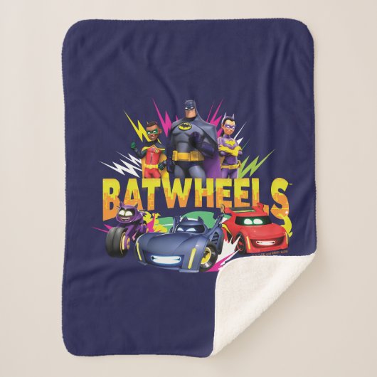 Batwheels™スーパーヒーローチーム シェルパブランケット (正面)