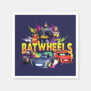 Batwheels™スーパーヒーローチーム スタンダードカクテルナプキン
