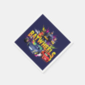 Batwheels™スーパーヒーローチーム スタンダードカクテルナプキン (角)