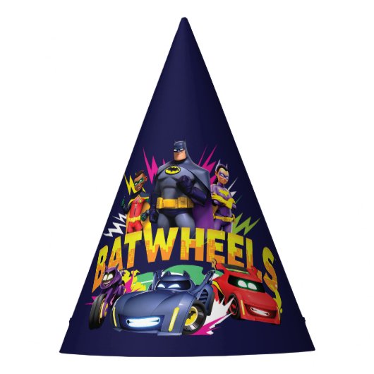Batwheels™スーパーヒーローチーム パーティーハット (正面)