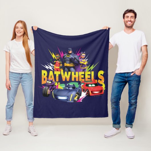 Batwheels™スーパーヒーローチーム フリースブランケット (インサイチュ)