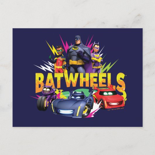 Batwheels™スーパーヒーローチーム ポストカード (正面)