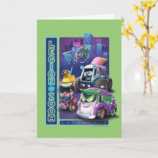 Batwheels™ – ズームのレギオン カード (黄色い花)