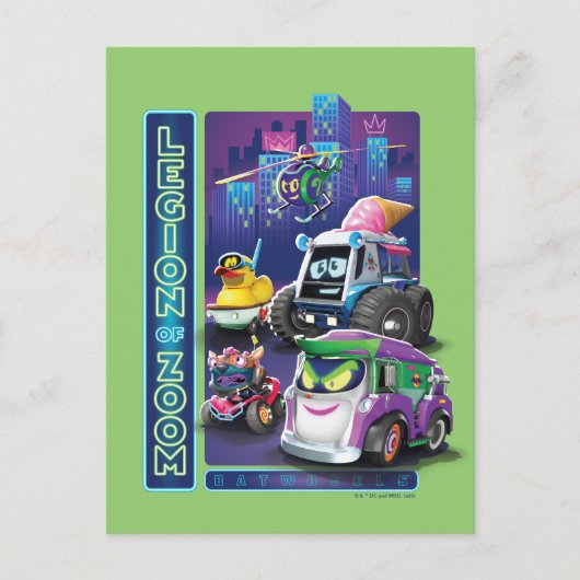 Batwheels™ – ズームのレギオン ポストカード (正面)