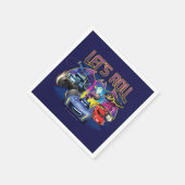 Batwheels™チーム – レッツ転がー スタンダードカクテルナプキン (角)