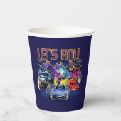 Batwheels™チーム – レッツ転がー 紙コップ (正面)