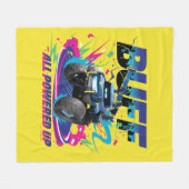 Batwheels™バフ – 全電源オン フリースブランケット (正面(横))